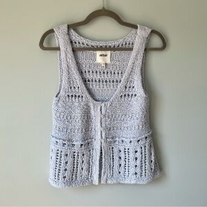 Aerie Light Blue Knit Vest